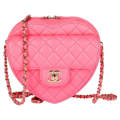 pink chanel heart handbag|chanel handbags pink gabi demartino.